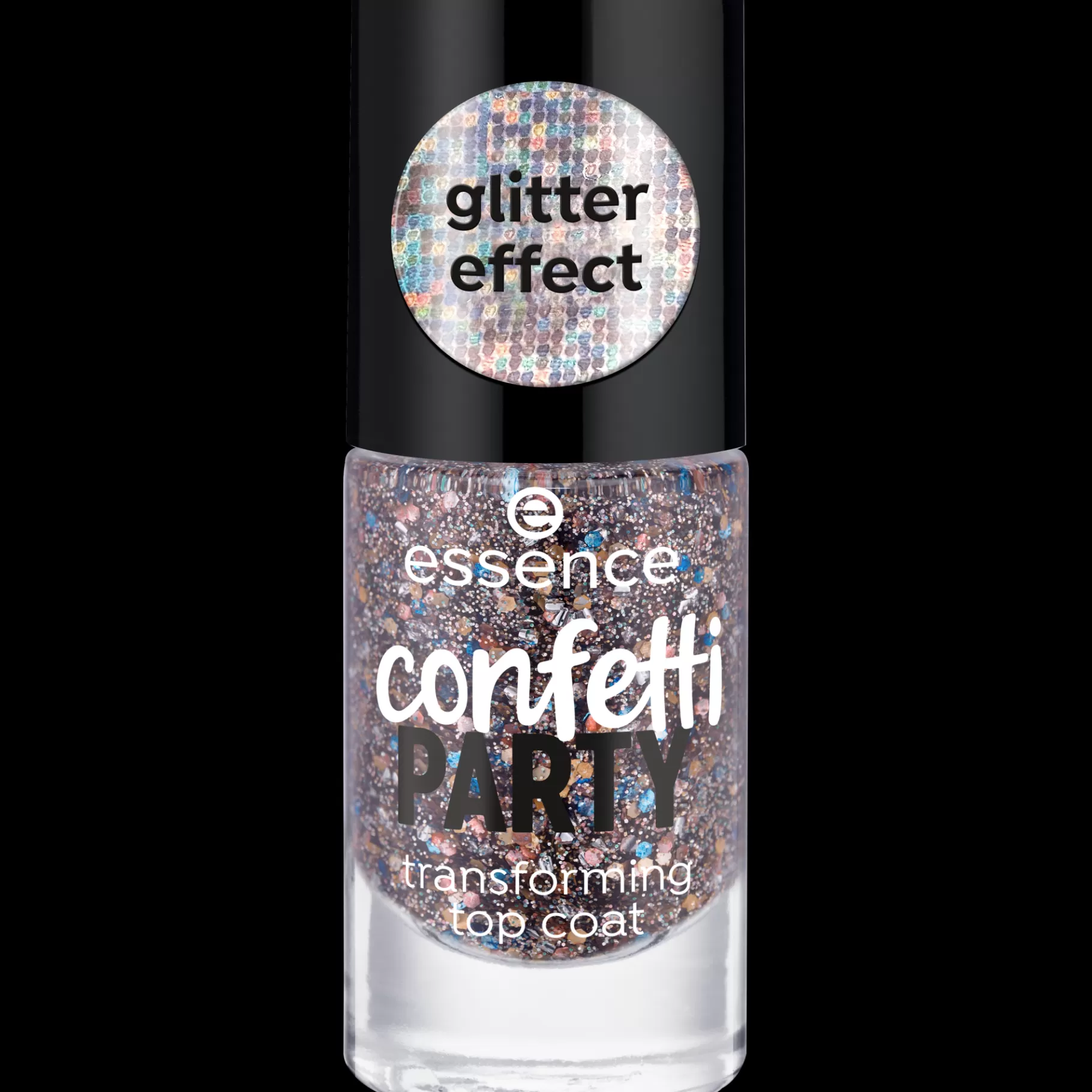 essence confetti PARTY transforming top coat Flash Sale