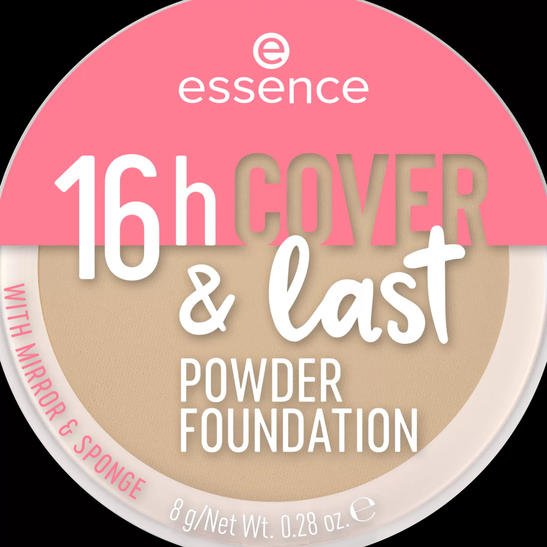 essence 16h COVER & last POWDER FOUNDATION 08 - Sand Hot