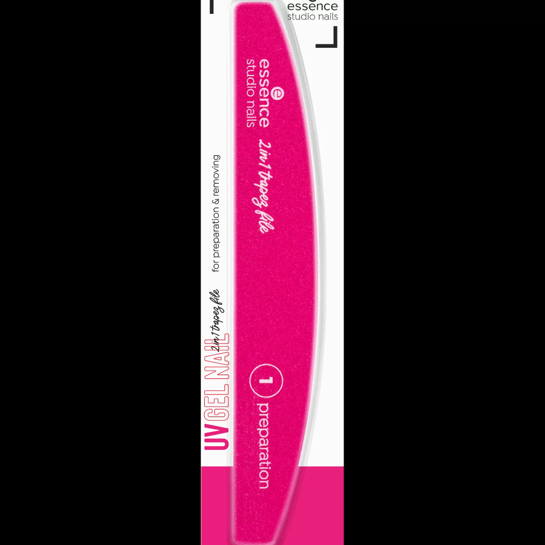 essence studio nails UV GEL NAIL 2 in 1 trapez file Best