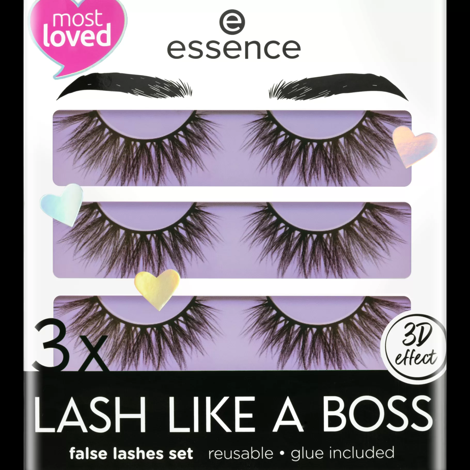 essence 3x LASH LIKE A BOSS false lashes set 02 - My lashes are Limitless Cheap